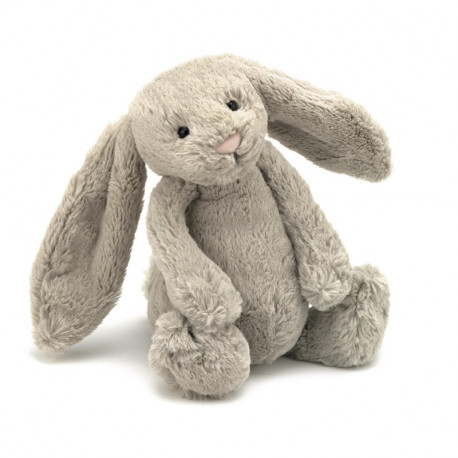 Beige kanin - Mellem Bashful bamse - Jellycat