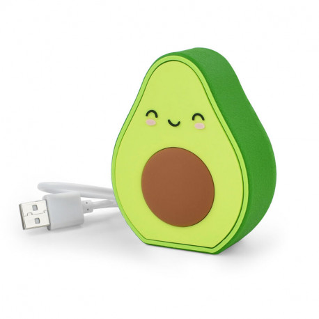 Avocado Powerbank med USB-oplader