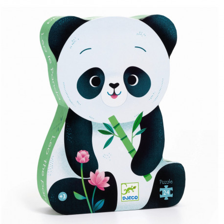 Panda - Puslespil 24 brikker - Djeco