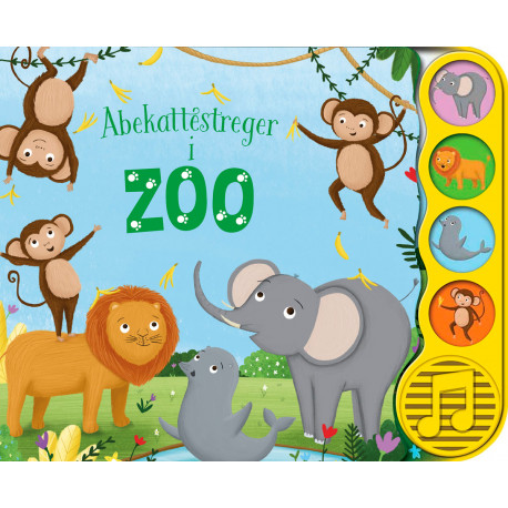 Abekattestreger i Zoo - Bog med lyd - Forlaget Bolden
