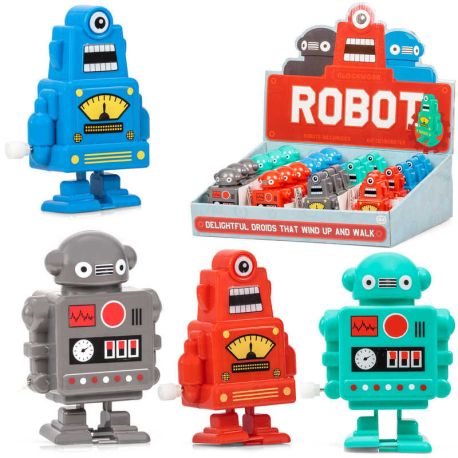 Træk-op robot - Assorterede designs - Tobar