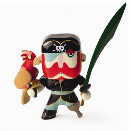 Sam Parrot piratfigur - Arty Toys - Djeco 