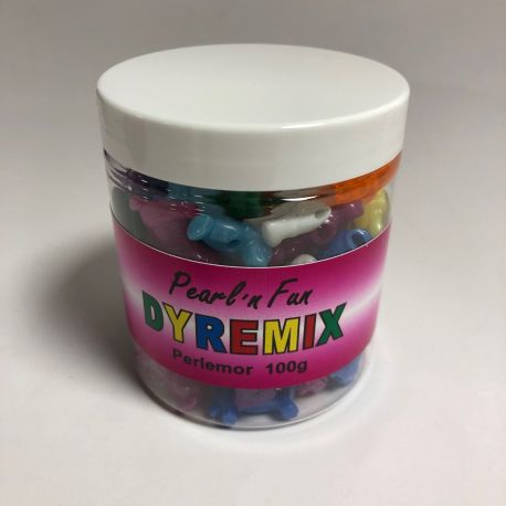 Dyremix perlemor perler i bøtte - Pearl n Fun