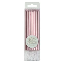 Pink metallic lys - 16 stk. - Great Pretenders