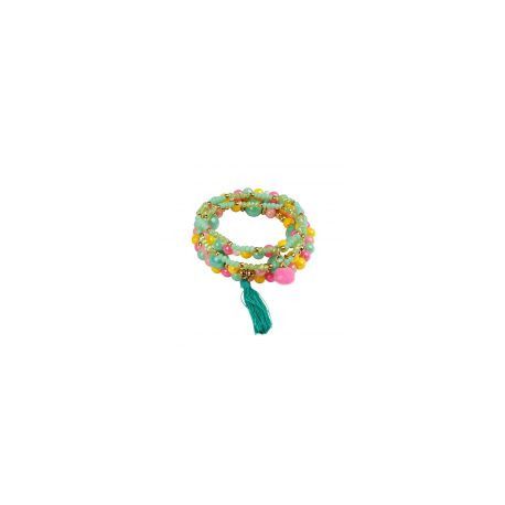 Rainbow love - Armbånd med perler og kvast - Great Pretenders