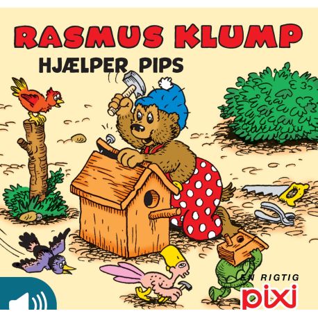Rasmus Klump hjælper Pips - Pixi bog - Carlsen