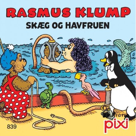 Rasmus Klump, Skæg og havfruen - Pixi bog - Carlsen