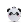 Panda Face hårbørste & spejl - Sammeklappeligt