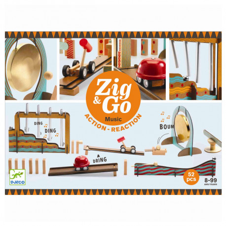 Zig & Go kuglebane - Musik, 52 dele - Djeco