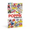 Cool Cartoons - Panorama plakat med 85 stickers - Poppik