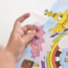 Cool Cartoons - Panorama plakat med 85 stickers - Poppik