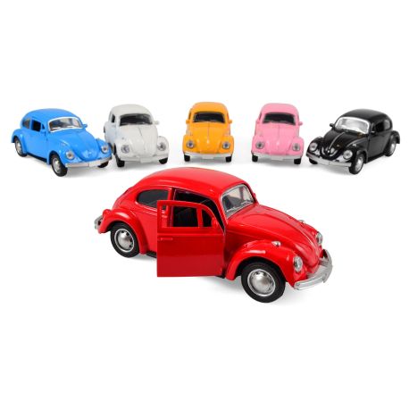 Volkswagen Beetle - Metalbil med træk-tilbage funktion