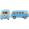 Klassisk Volkswagen bus (1962) pastel - Metalbil med træk-tilbage funktion