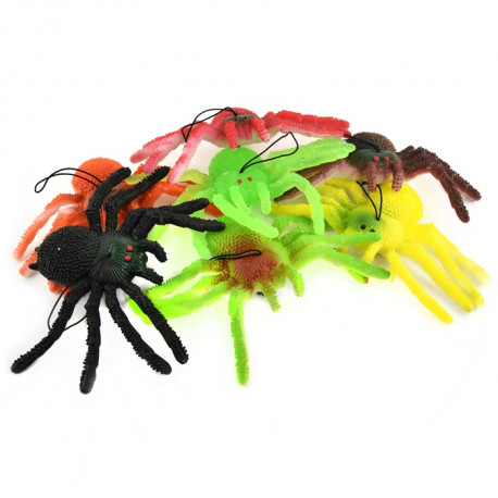 1 stk. Stor stræk edderkop - Flere farver