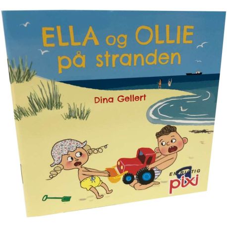 Ella & Ollie på stranden - Pixi bog - Carlsen