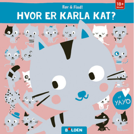 Hvor er Karla Kat? - Rør & find bog - Forlaget Bolden