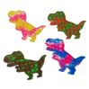 1 stk. Tie Dye Dinosaur pop it - Assorteret