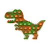 1 stk. Tie Dye Dinosaur pop it - Assorteret