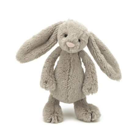 Beige kanin - Lille Bashful bamse - Jellycat