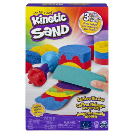Rainbow Mix sæt - Kinetisk sand & redskaber - Kinetic Sand