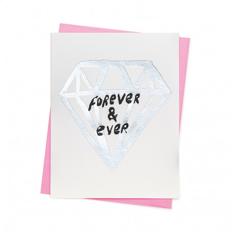 Forever & Ever - Bryllupskort & kuvert - Ashkahn