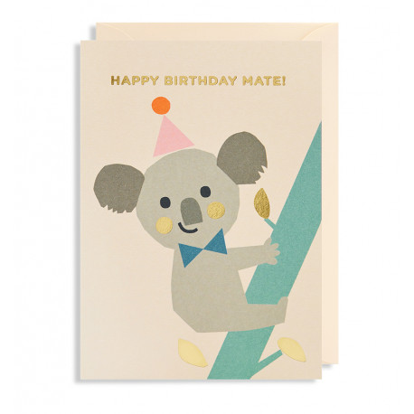 Happy Birthday Mate! - Fødselsdagskort & kuvert - Lagom