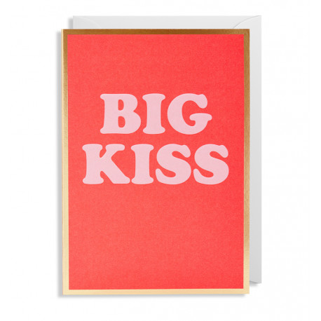 Big Kiss - Kort & kuvert - Lagom