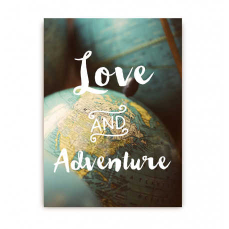 Love And Adventure - Postkort - Lagom