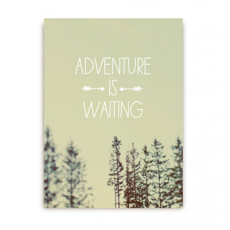 Adventure Is Waiting - Postkort - Lagom