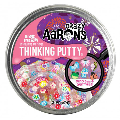 FLOWER FINDS - Hide inside Thinking Putty slim - Crazy Aarons