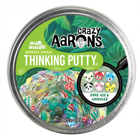 JUMBLED JUNGLE - Hide inside Thinking Putty slim - Crazy Aarons