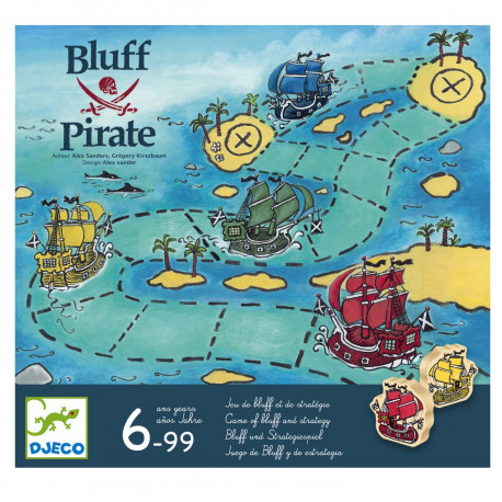 Bluff Pirate - Bluff & Strategispil - Djeco