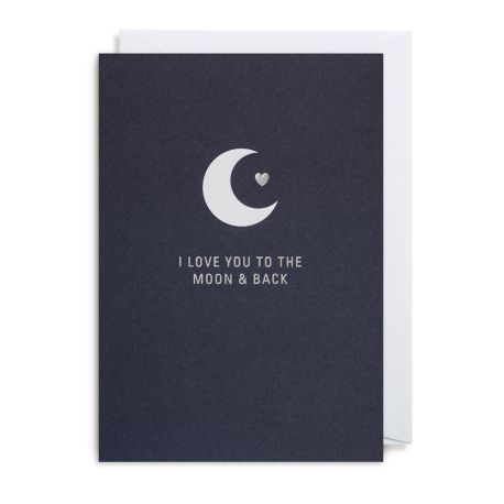 I Love You To The Moon & Back - Kort & kuvert - Lagom