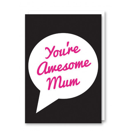 Youre Awesome Mum - Kort & kuvert