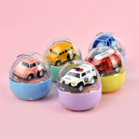 Mini metalbil i æg - Assorterede modeller