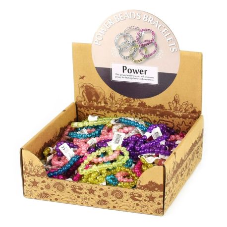 1 stk. Power Beads armbånd - Flere farver