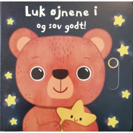 Luk øjnene i og sov godt! - Papbog med bevægelige øjne - Forlaget Bolden