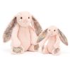 Blush blossom kanin - Mellem Bashful bamse - Jellycat