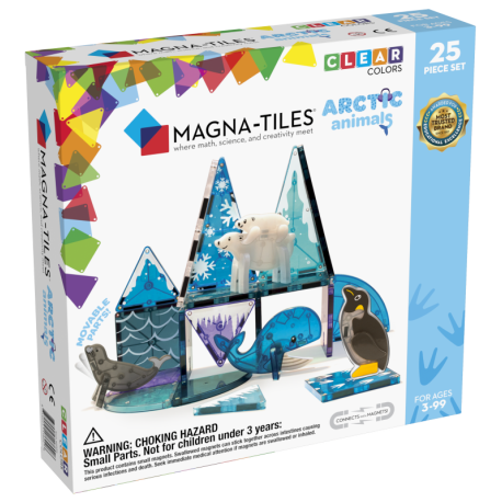 Arctic Animals - 25 stk. byggemagneter & dyr - Magna-Tiles