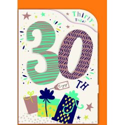 30 års fødselsdag gaver - Kort & kuvert - Paper Rose