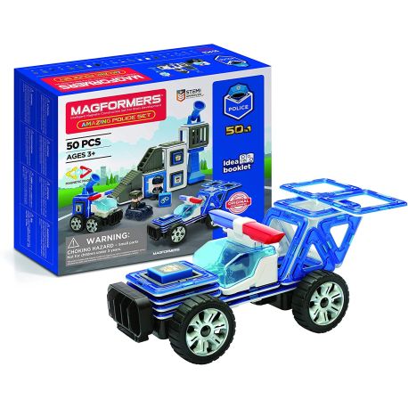 Politi - 50 dele - Magformers