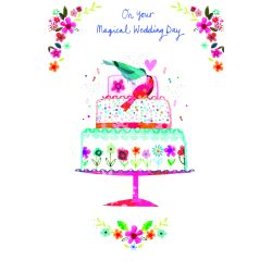 On your magical Wedding day - Bryllupskort & kuvert - Paper Rose