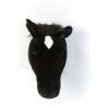Sort hest trofæ til væggen - Brigbys