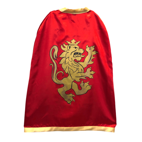 Noble Knight ridderkappe rød - Liontouch