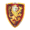 Noble Knight rødt ridderskjold - Liontouch