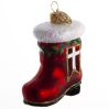 Julemandens støvle med dannebrogsflag - Julepynt - Brink Nordic
