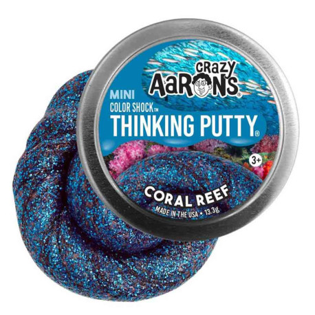 CORAL REEF - Mini Color Shock Thinking Putty slim - Crazy Aarons