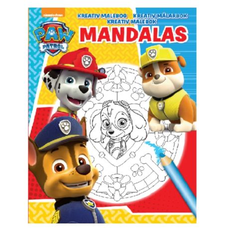 Paw Patrol mandalas malebog 2 - Karrusel Forlag