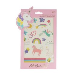 Enhjørninger - Tatoveringer med glimmer - Great Pretenders