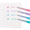 4 Pastel Ink Gel Pens med glitter & ergonomisk greb - Ooly